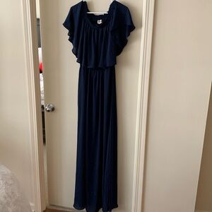 Navy Show Me Your Mumu Maxi Dress